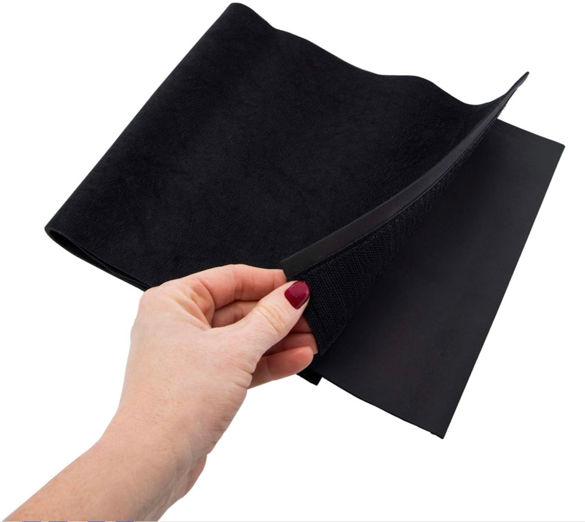 Waist Trimmer Belt, Black, Neoprene, Fits Up to 42 Inch Waist, Workout Support Band for Exercise