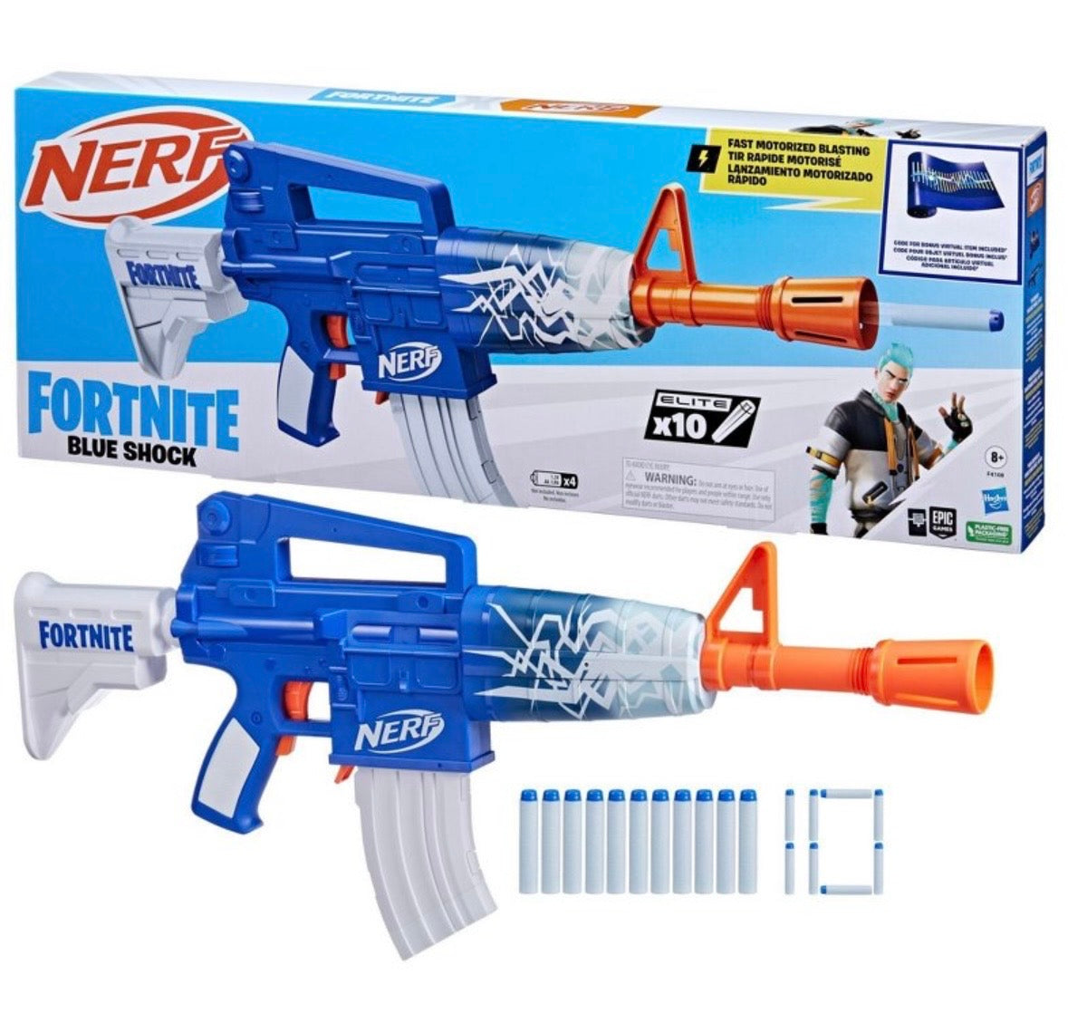 Blue Shock Dart Blaster