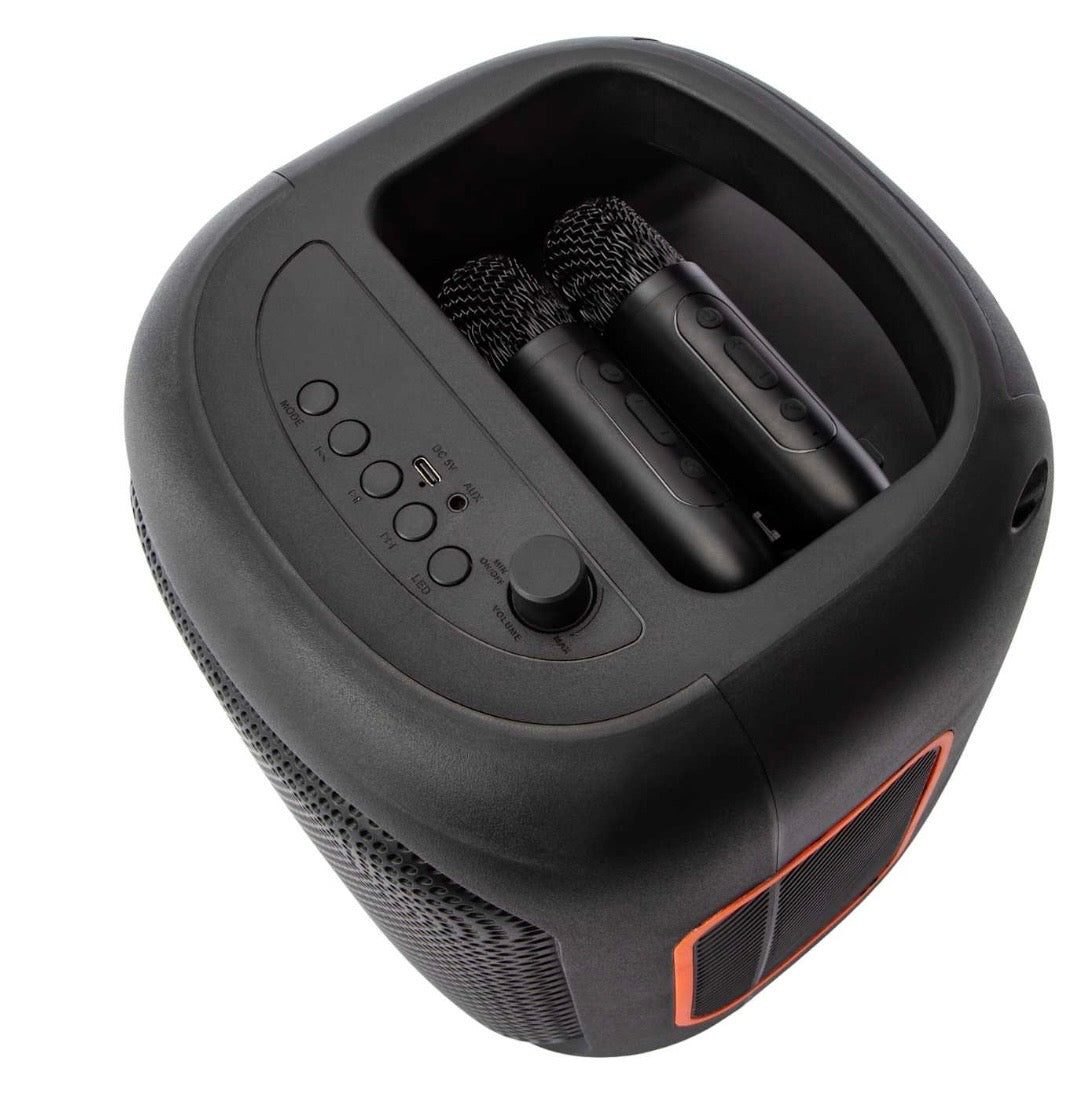 Karaoke Speaker with Wireless Headphones