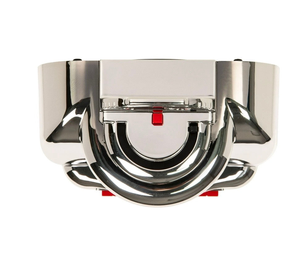 Classic Chrome Diner-Style Jukebox , Bluetooth Wireless Speaker with Song Selection Display, Keypad Interface, Nostalgic speaker