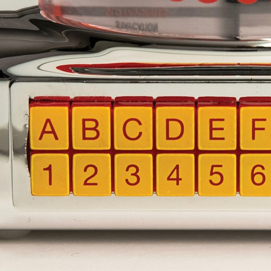 Classic Chrome Diner-Style Jukebox , Bluetooth Wireless Speaker with Song Selection Display, Keypad Interface, Nostalgic speaker