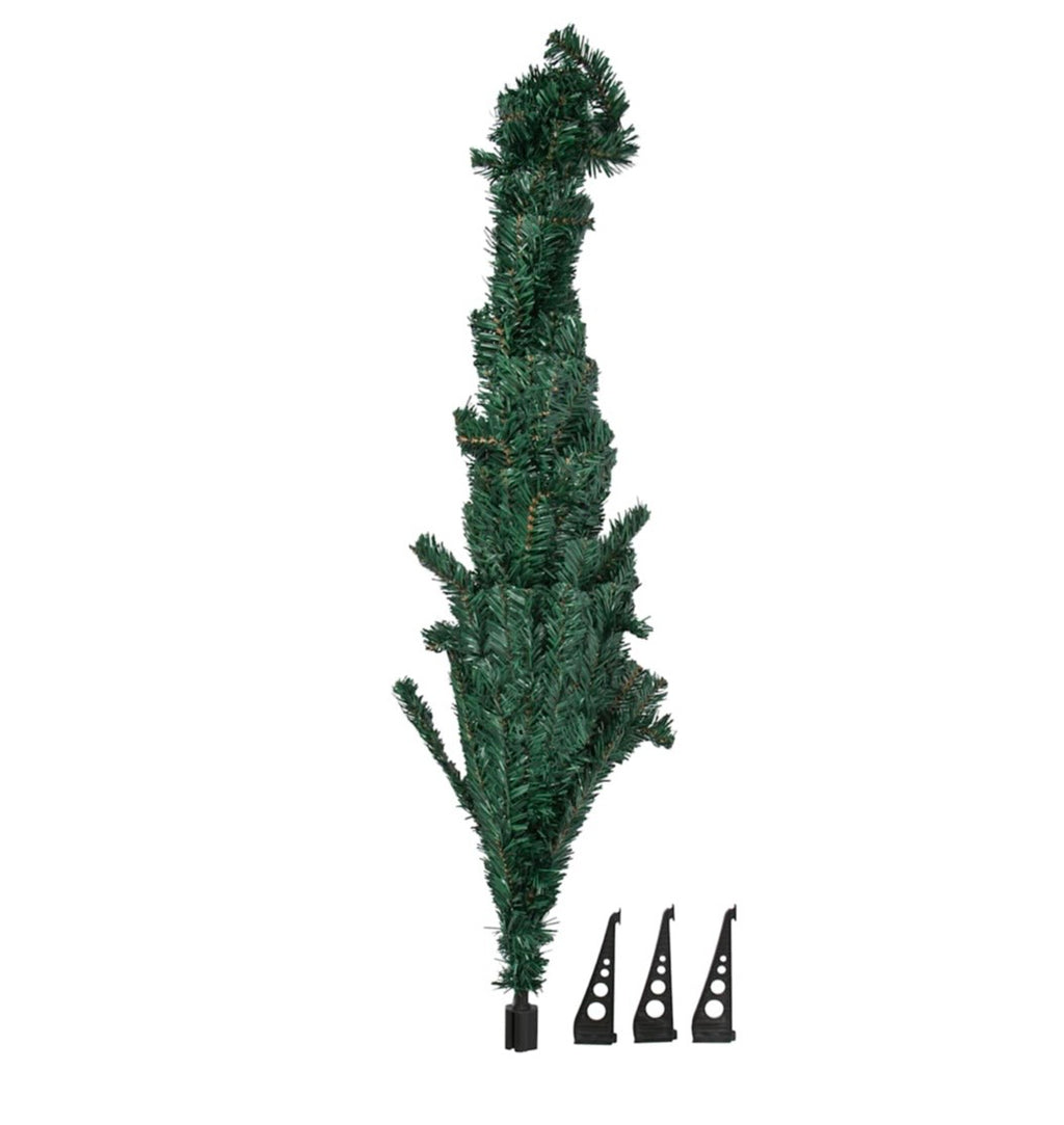 Green Artificial Christmas Tree, 4 Feet Tall, with Stand, Holiday Decoration