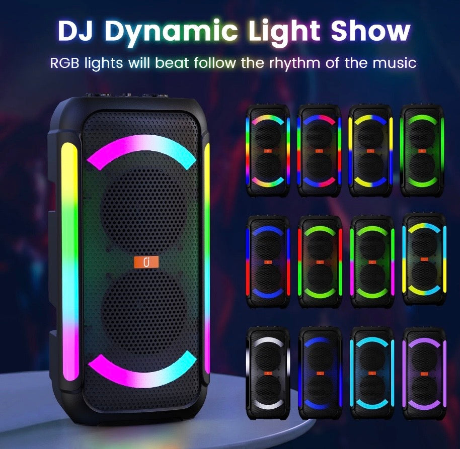 Portal Party Speaker With 2 Microphones