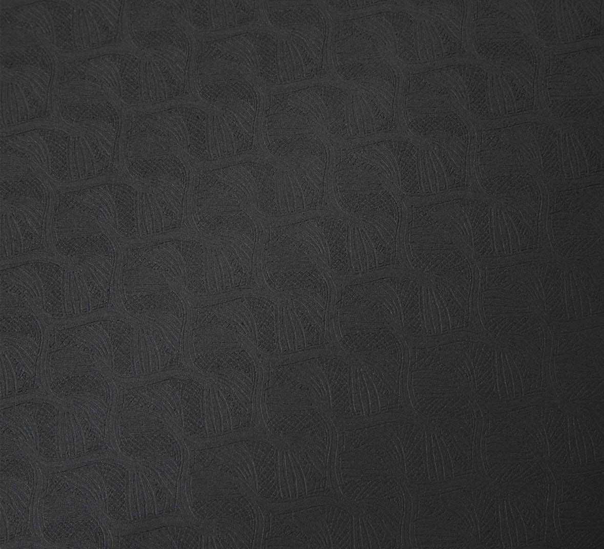 Premium Black Yoga Mat, Non-Slip Textured Surface, Extra Thick Exercise Mat for Fitness, Pilates, Workout