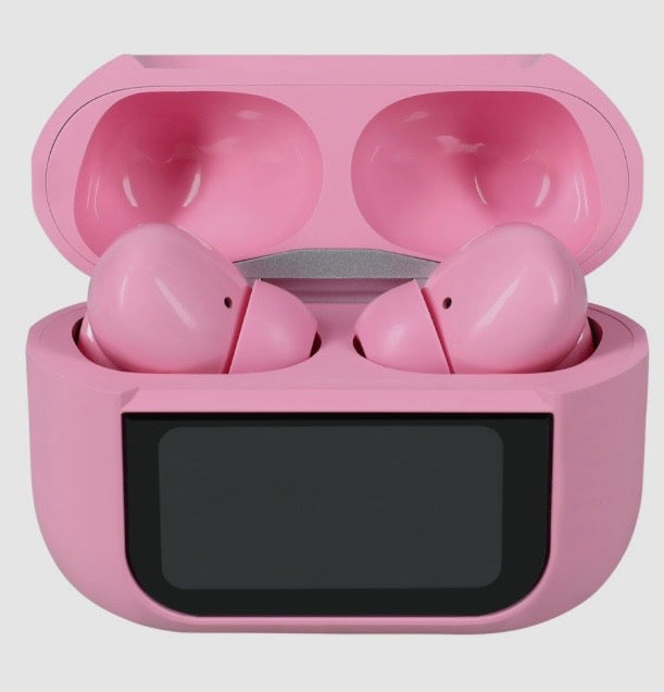 True Wireless Earbuds with Active Noise Cancelling, Smart Charging Case, White