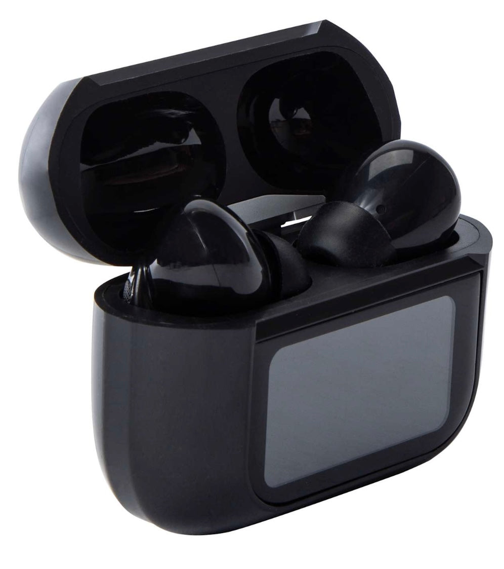 True Wireless Earbuds with Active Noise Cancelling, Smart Charging Case, White