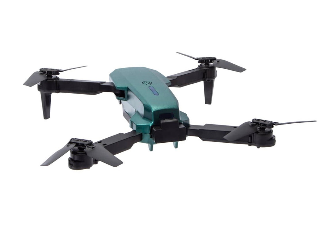 Foldable Mini Drone with Remote Controller, Quadcopter in Forest Green, Portable Flying Camera Drone for Beginners, Compact RC Aircraft
