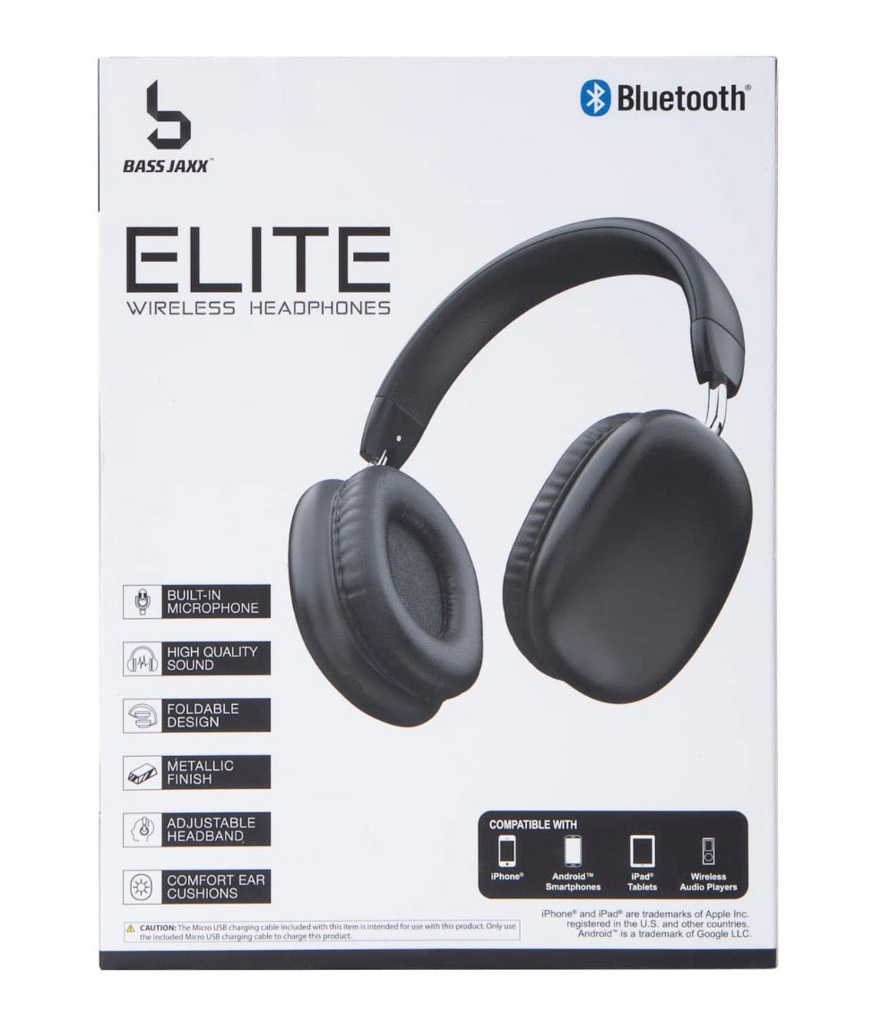 Wireless Bluetooth headphones with mic