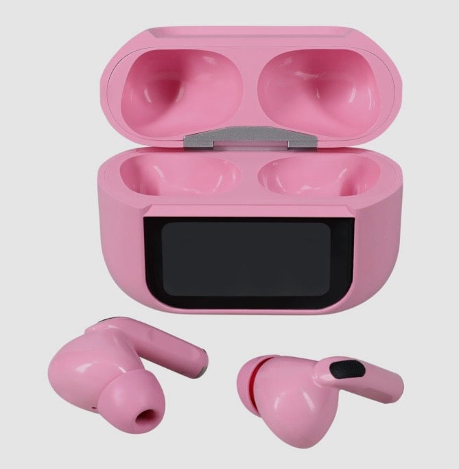 True Wireless Earbuds with Active Noise Cancelling, Smart Charging Case, White