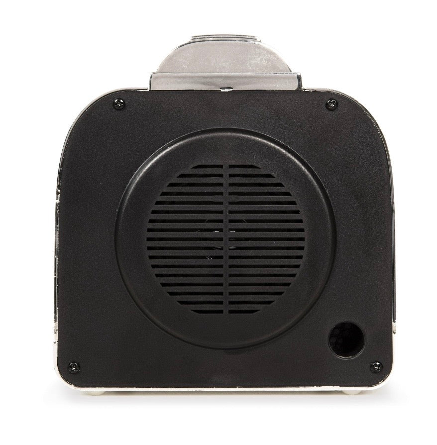 Classic Chrome Diner-Style Jukebox , Bluetooth Wireless Speaker with Song Selection Display, Keypad Interface, Nostalgic speaker